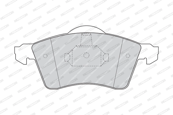 Brake Pad Set, disc brake PREMIER ECO FRICTION FVR1163
