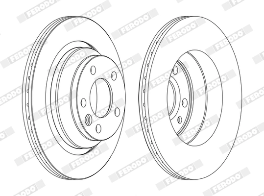 Brake Disc PREMIER DDF1698C