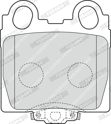 Brake Pad Set, disc brake PREMIER FDB1610