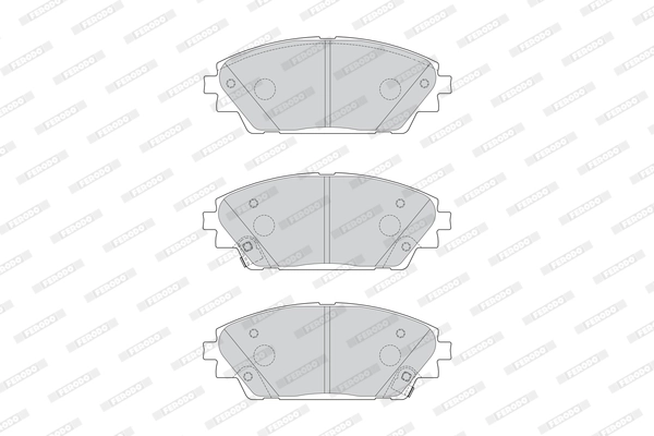 Brake Pad Set, disc brake PREMIER ECO FRICTION FDB4446