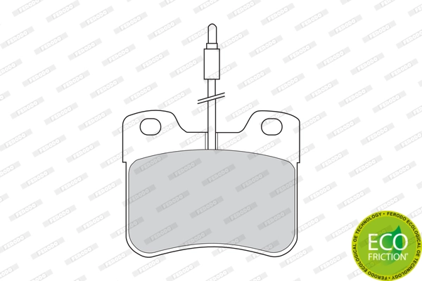 Brake Pad Set, disc brake PREMIER ECO FRICTION FDB745