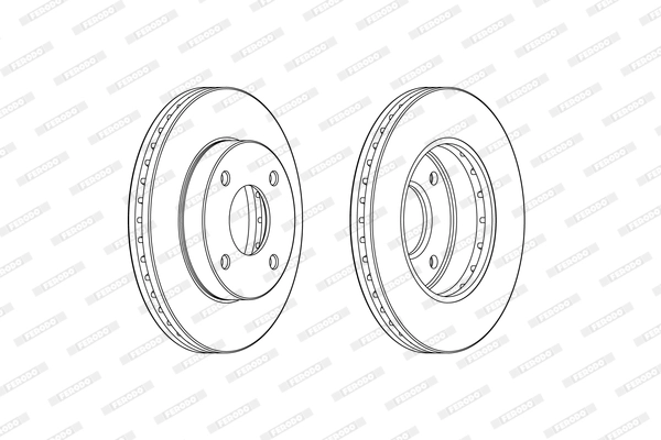 Brake Disc PREMIER DDF2134C