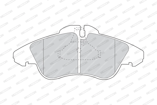 Brake Pad Set, disc brake PREMIER ECO FRICTION FVR1038