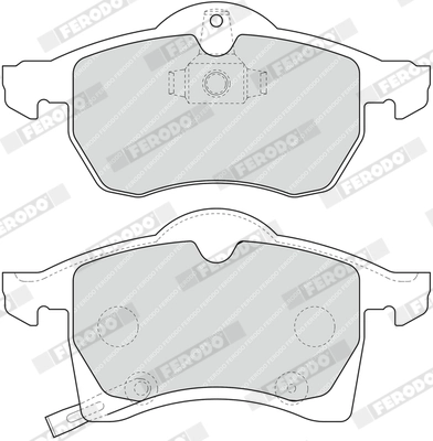 Brake Pad Set, disc brake PREMIER ECO FRICTION FDB1295