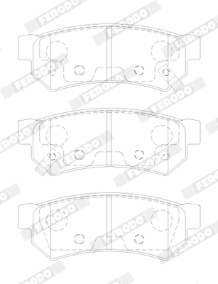 Brake Pad Set, disc brake PREMIER ECO FRICTION FDB5283