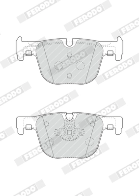 Brake Pad Set, disc brake FUSE+ Technology FDB4687