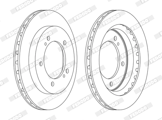 Brake Disc PREMIER DDF1687C