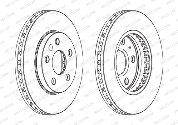 Brake Disc PREMIER DDF1721C