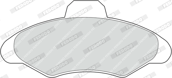 FERODO FDB617 Brake Pad Set, disc brake