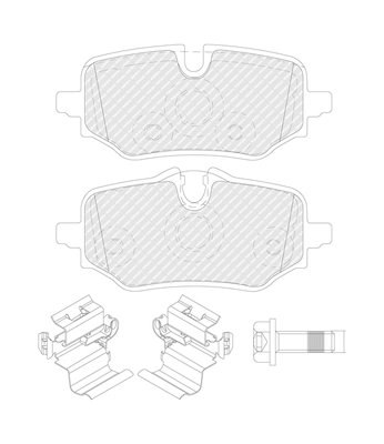 Brake Pad Set, disc brake PREMIER ECO FRICTION FDB5561