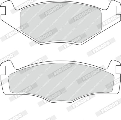 Brake Pad Set, disc brake PREMIER ECO FRICTION FDB419