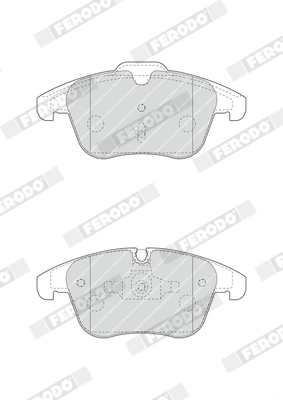 Brake Pad Set, disc brake PREMIER ECO FRICTION FDB4498