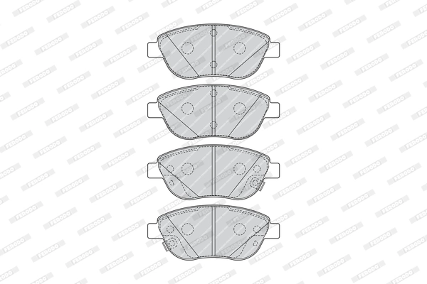 Brake Pad Set, disc brake PREMIER FDB4458