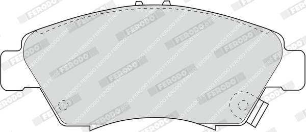 Brake Pad Set, disc brake PREMIER ECO FRICTION FDB776