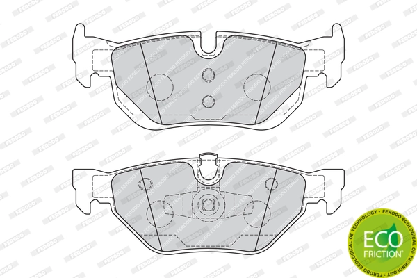 Brake Pad Set, disc brake PREMIER ECO FRICTION FDB1807
