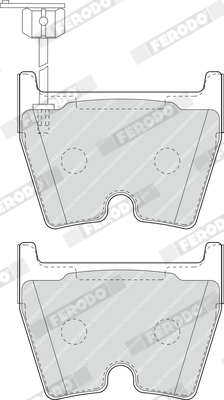 FERODO FDB4165 Brake Pad Set, disc brake