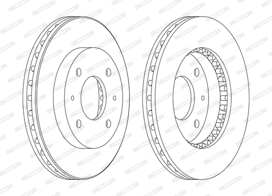 FERODO DDF885C Brake Disc