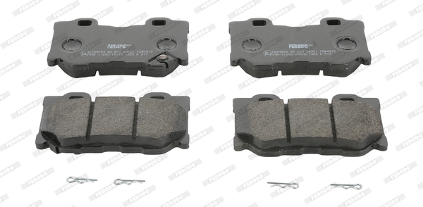 Brake Pad Set, disc brake PREMIER ECO FRICTION FDB4312
