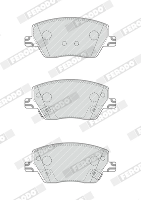 Brake Pad Set, disc brake PREMIER ECO FRICTION FDB4799