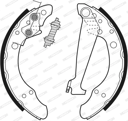 Brake Shoe Set PREMIER FSB408
