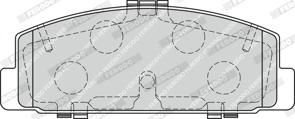 Brake Pad Set, disc brake PREMIER ECO FRICTION FDB1721