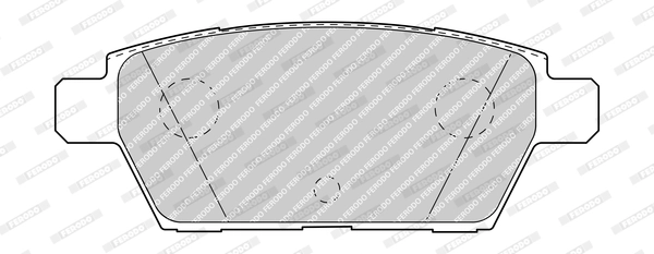 브레이크 패드 세트, 디스크 브레이크 PREMIER ECO FRICTION FDB4997