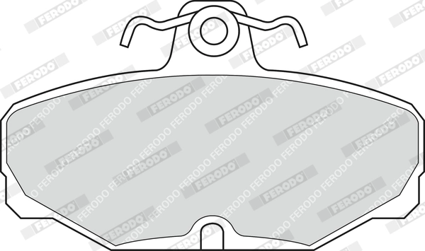 Brake Pad Set, disc brake PREMIER ECO FRICTION FDB398