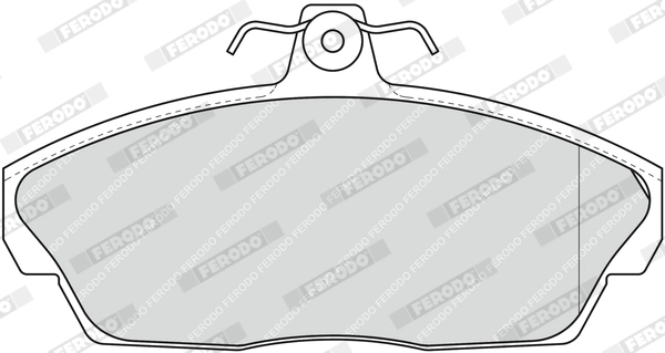 Brake Pad Set, disc brake PREMIER ECO FRICTION FDB1291