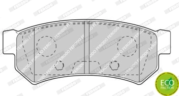 Brake Pad Set, disc brake PREMIER ECO FRICTION FDB4295