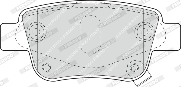 Brake Pad Set, disc brake PREMIER ECO FRICTION FDB1649