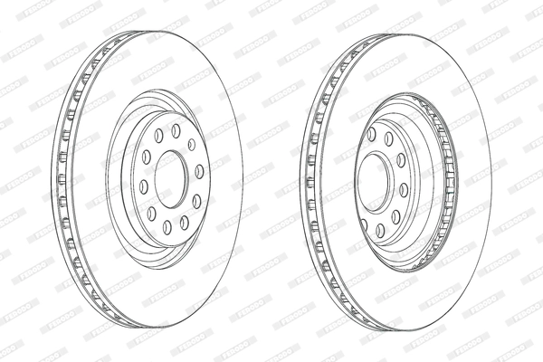 Brake Disc PREMIER DDF2000C