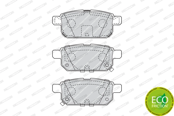 Brake Pad Set, disc brake PREMIER ECO FRICTION FDB4430