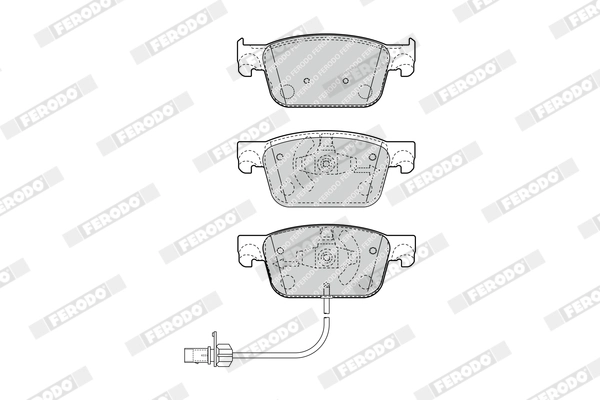 Brake Pad Set, disc brake PREMIER ECO FRICTION FDB4871