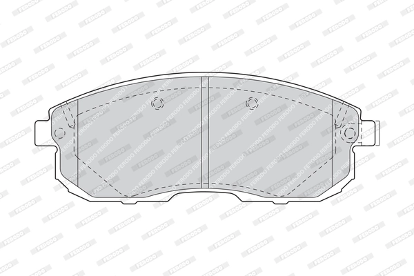 Brake Pad Set, disc brake PREMIER FDB1559