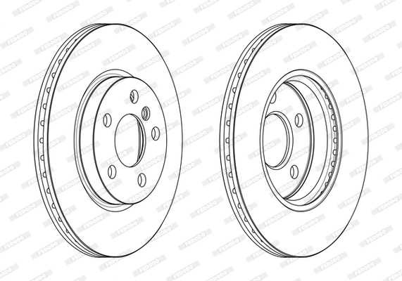 Brake Disc PREMIER DDF2613C
