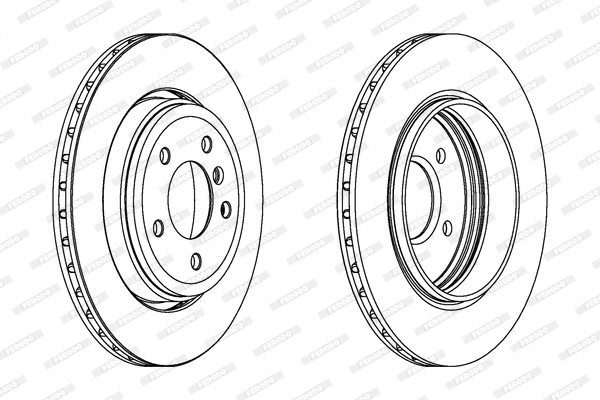 Brake Disc PREMIER DDF1280C