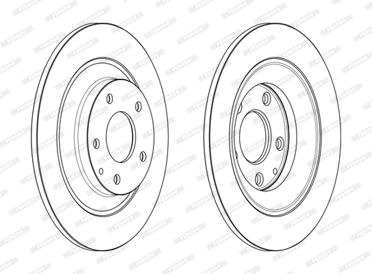 Brake Disc PREMIER DDF2609C