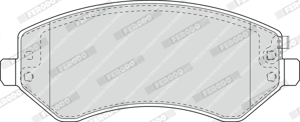 Brake Pad Set, disc brake PREMIER FDB1576