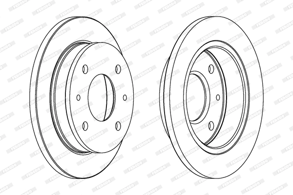 Brake Disc PREMIER DDF1077