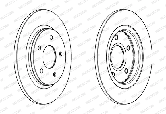 Brake Disc PREMIER DDF1808C