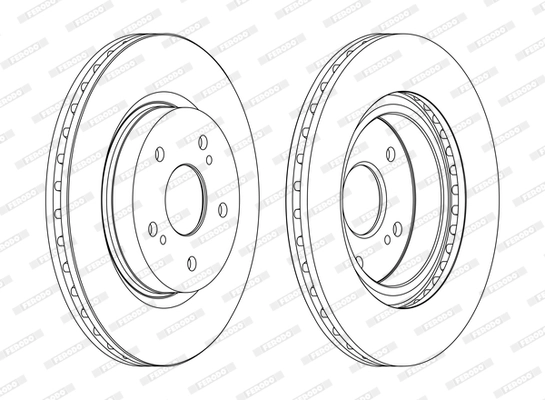 Brake Disc PREMIER DDF1635C