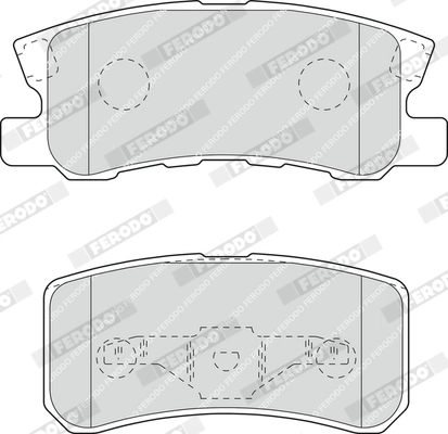 Brake Pad Set, disc brake PREMIER FDB1604