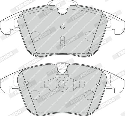 Brake Pad Set, disc brake PREMIER ECO FRICTION FDB1897