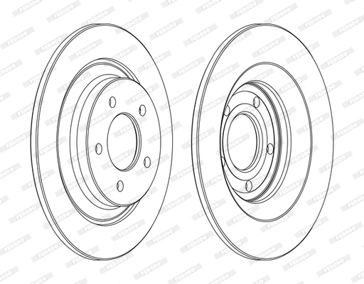Brake Disc PREMIER DDF1547C
