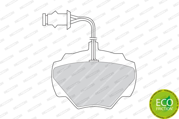 Brake Pad Set, disc brake PREMIER ECO FRICTION FDB471