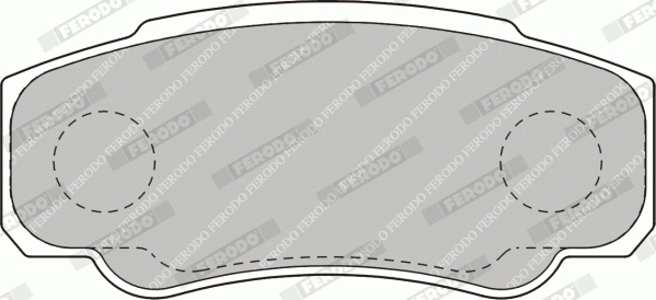 Brake Pad Set, disc brake PREMIER ECO FRICTION FVR1480