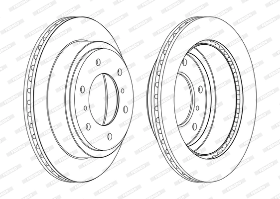 Brake Disc PREMIER DDF1385C