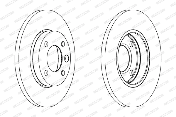 Brake Disc PREMIER DDF103