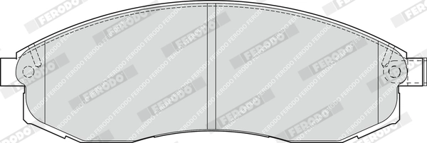 Brake Pad Set, disc brake PREMIER ECO FRICTION FDB1646