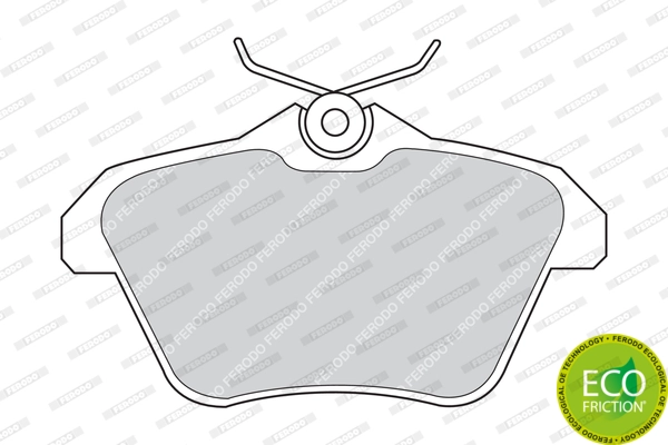 Brake Pad Set, disc brake PREMIER ECO FRICTION FDB995